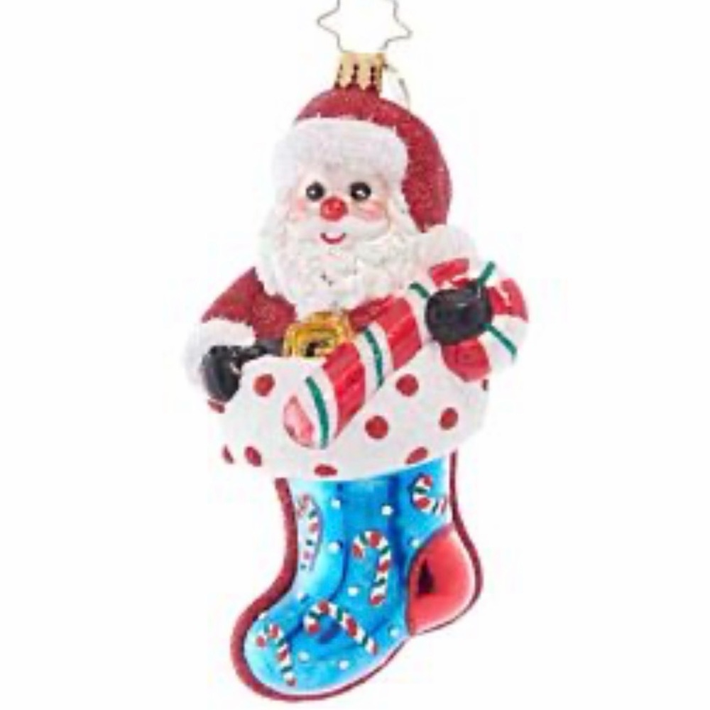 Christopher Radko Love Is The Best Medicine Ornament - Red, Blue, White